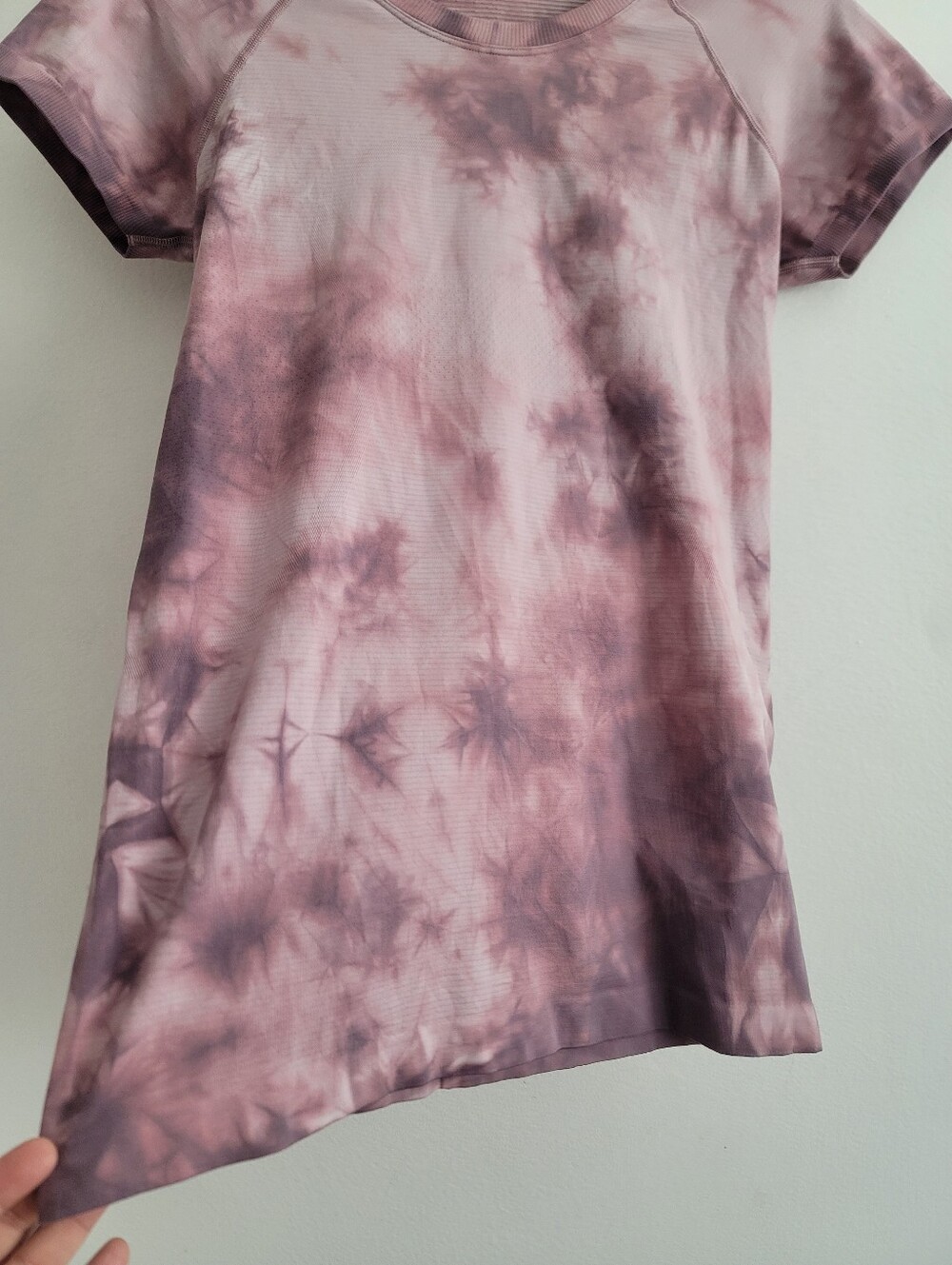 Lululemon 8 Swiftly Tech 2.0 Pink Tie Dye Short Sleeve Athletic Shirt Quick Dry - Picture 4 of 6